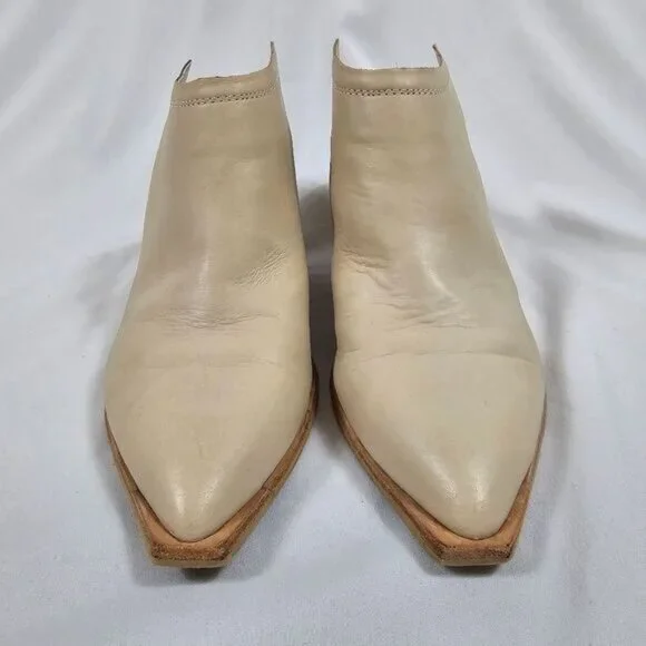 Dolce Vita Block Heel Mule In Cream - Size 11 - Picture 2 of 13